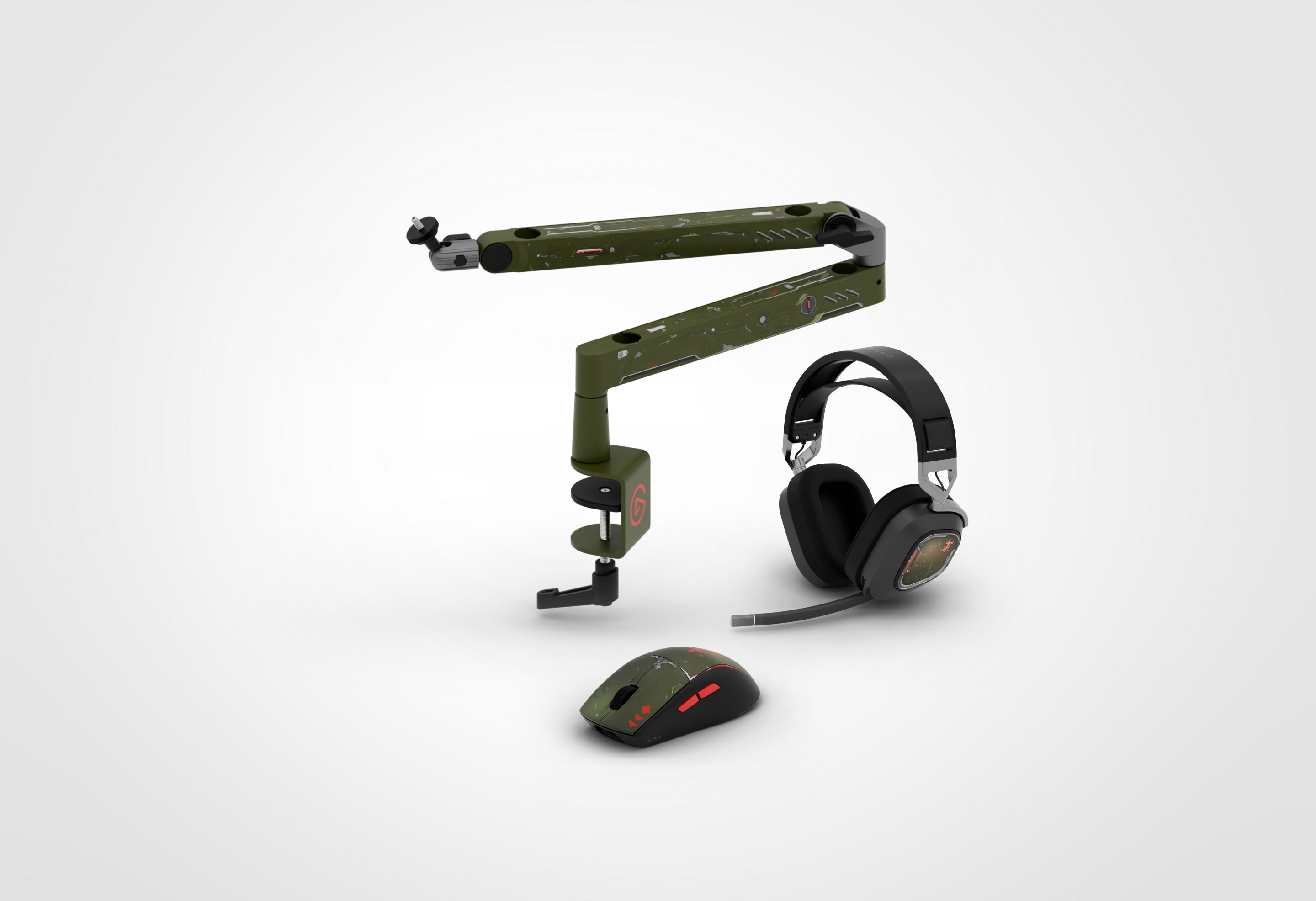 Doom Warrior Bundle - Mount, Headset and Mouse