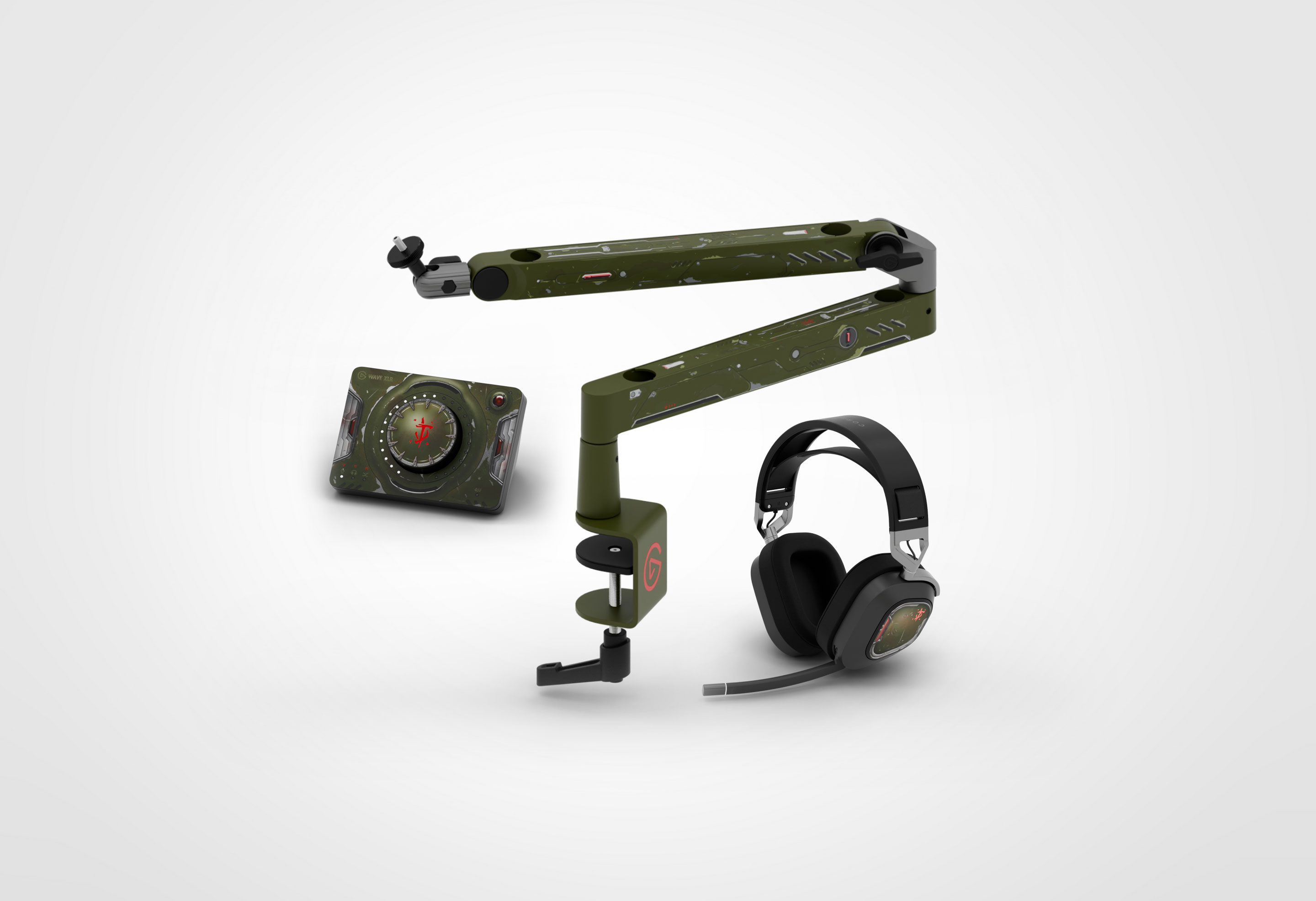 Doom Warrior Bundle - Interface, Mount and Headset