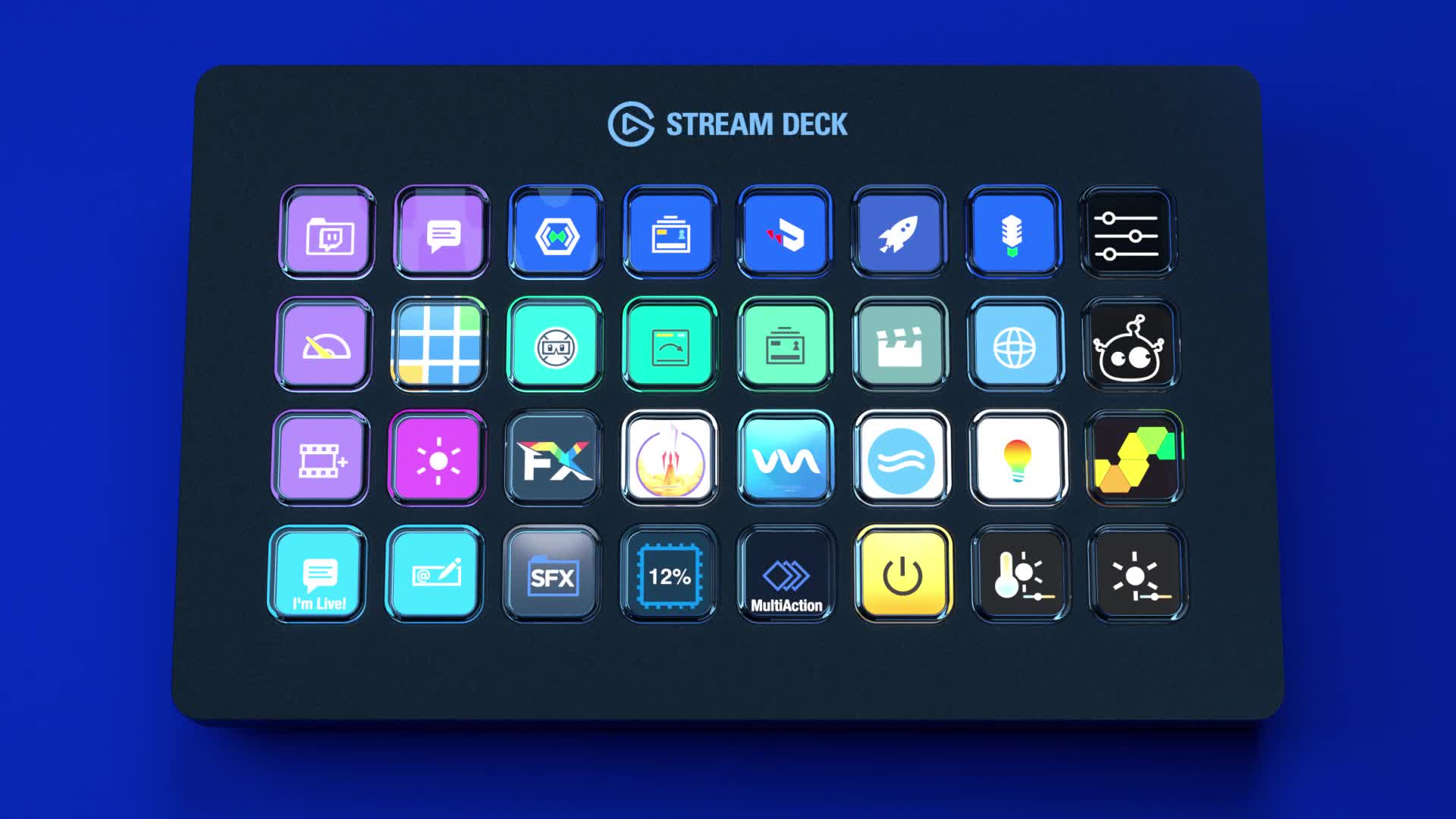 STREAM DECK XL本体スタンド箱説明書コードなど