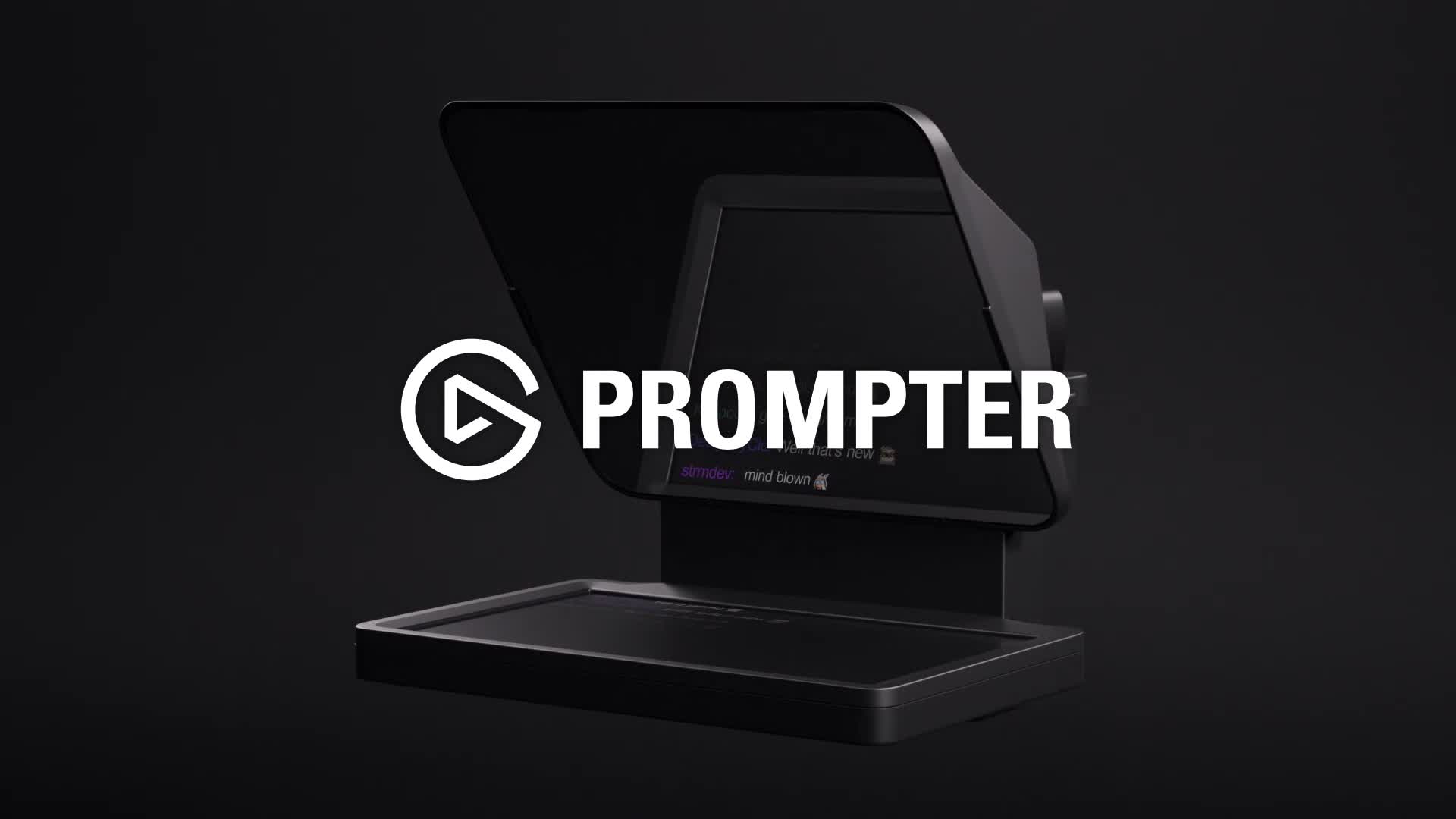 Elgato - Introducing Prompter. Pro teleprompting built for chat