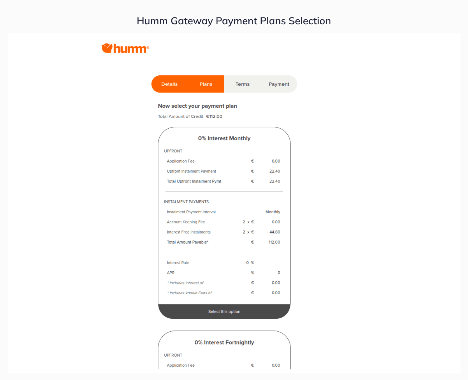 PWA Humm Payment Extension | Buy now, pay later