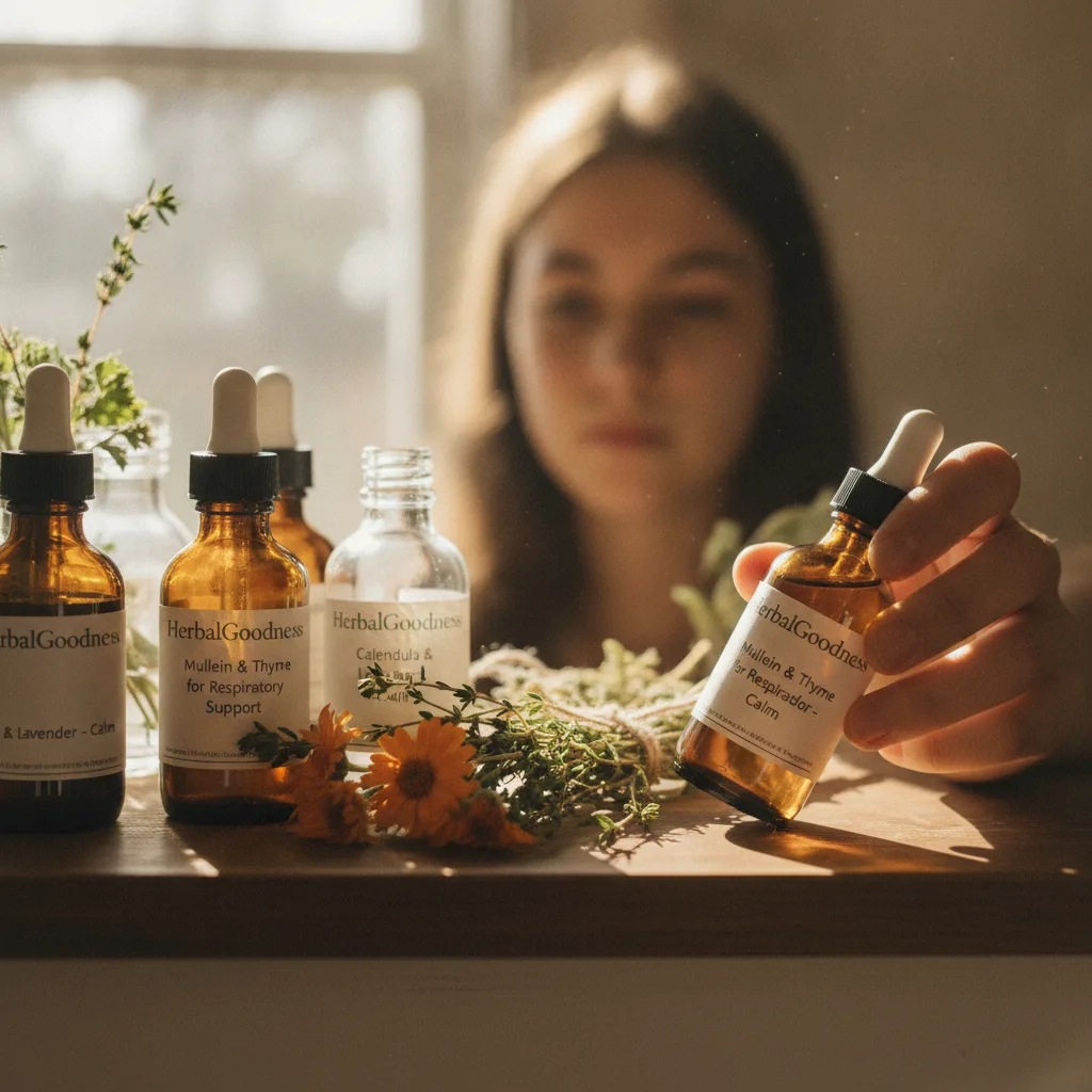 herbal tincture label transparency