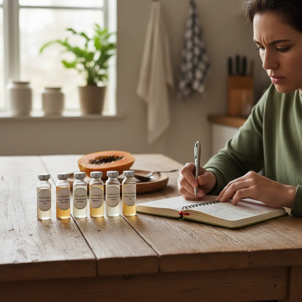 papaya seed extract bottle