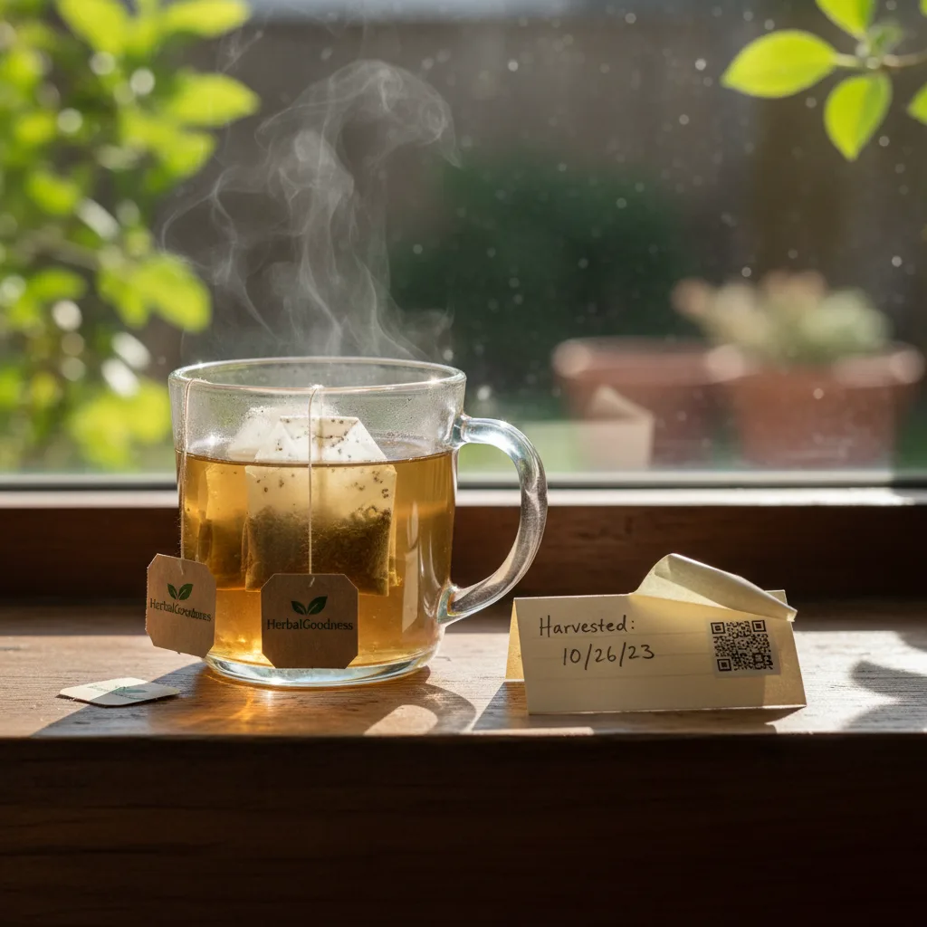reading batch numbers on tea