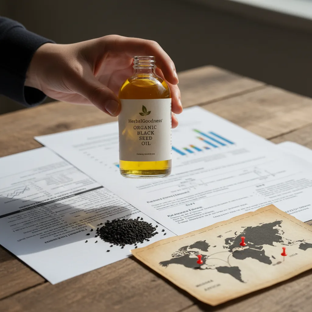 organic black seed oil checklist