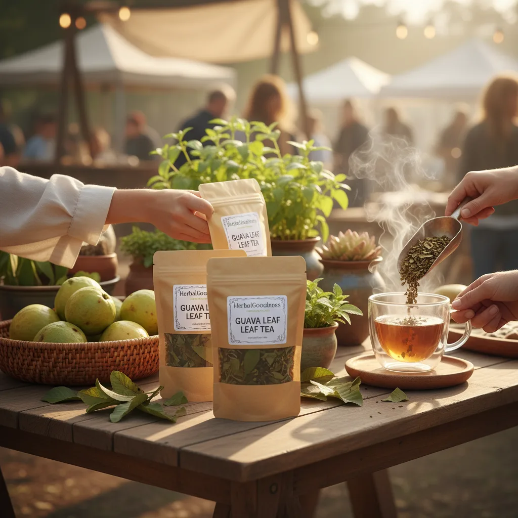 packaged tea display