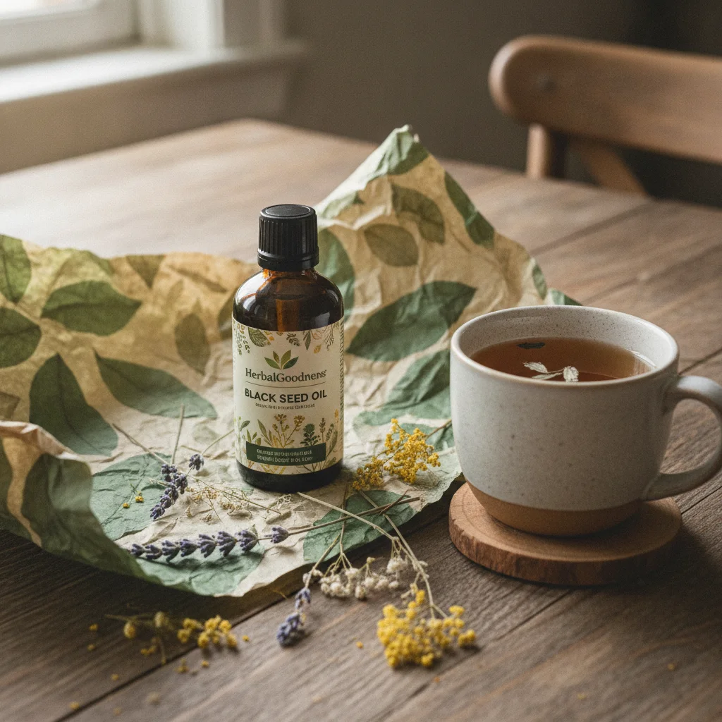 black seed oil packaging inspiration