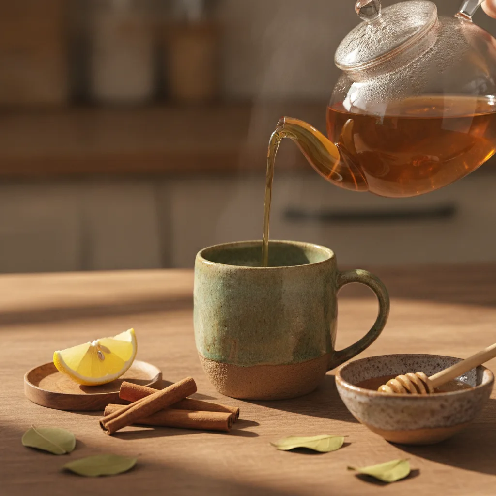 brew tea with citrus