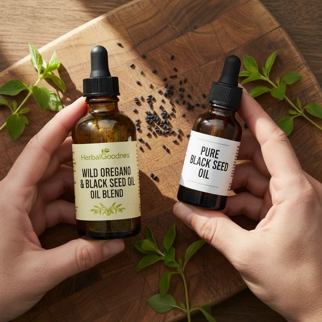 oregano and black seed oil checklist