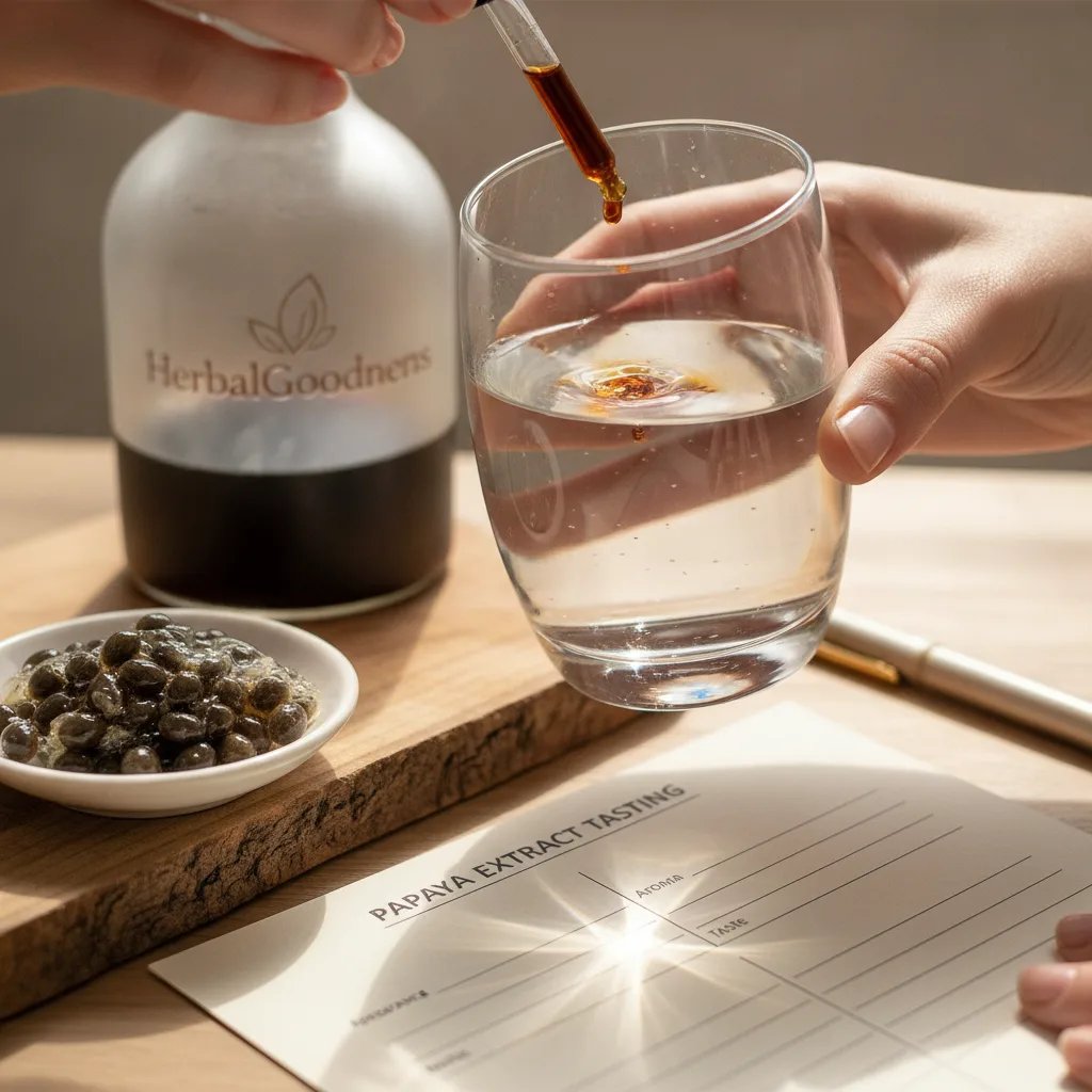 papaya-seed-extract-tasting-workshop