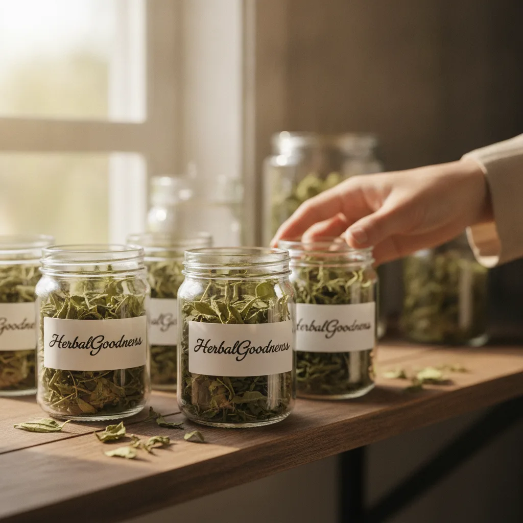 bulk herbal tea storage