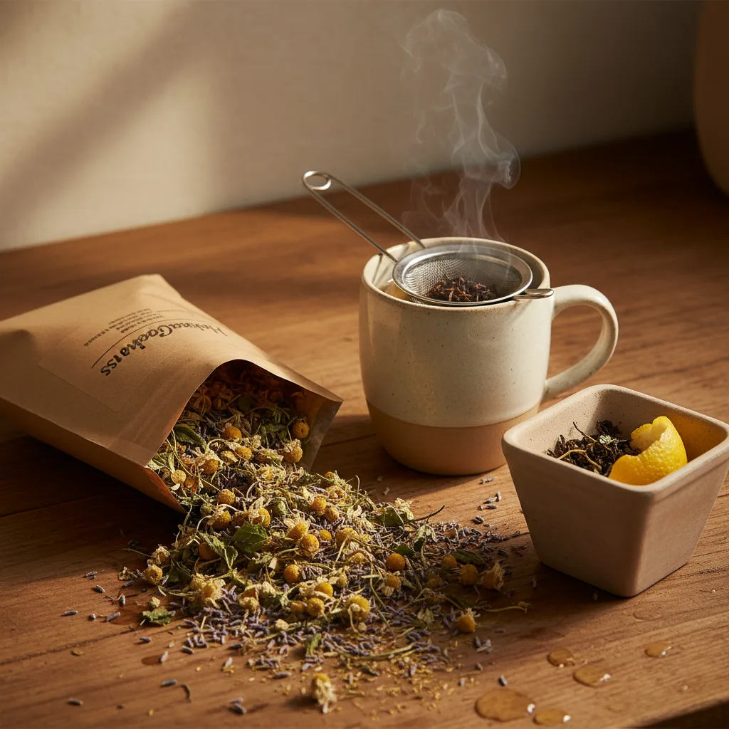 evening low-waste tea ritual