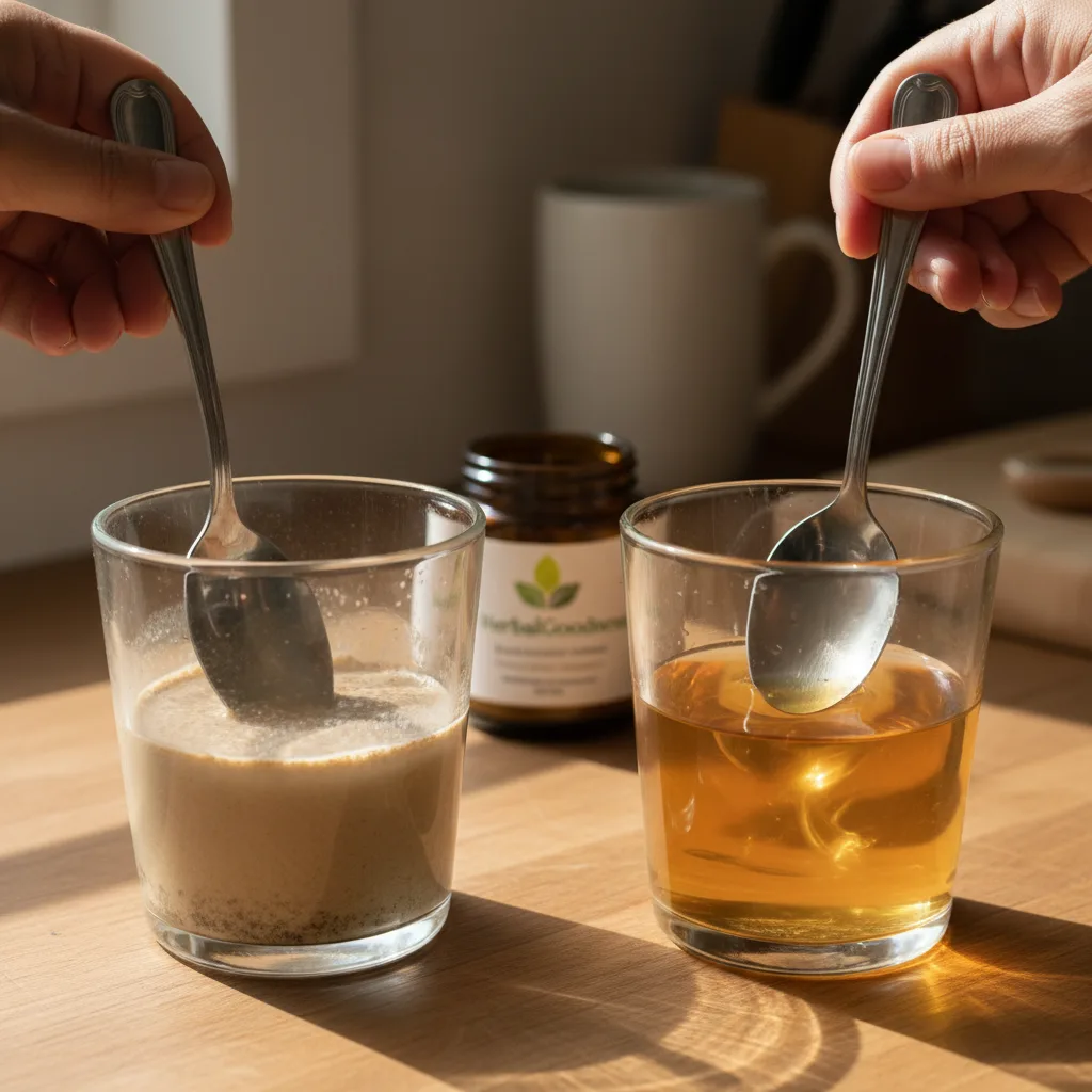 Ashwagandha extract journal sensory test