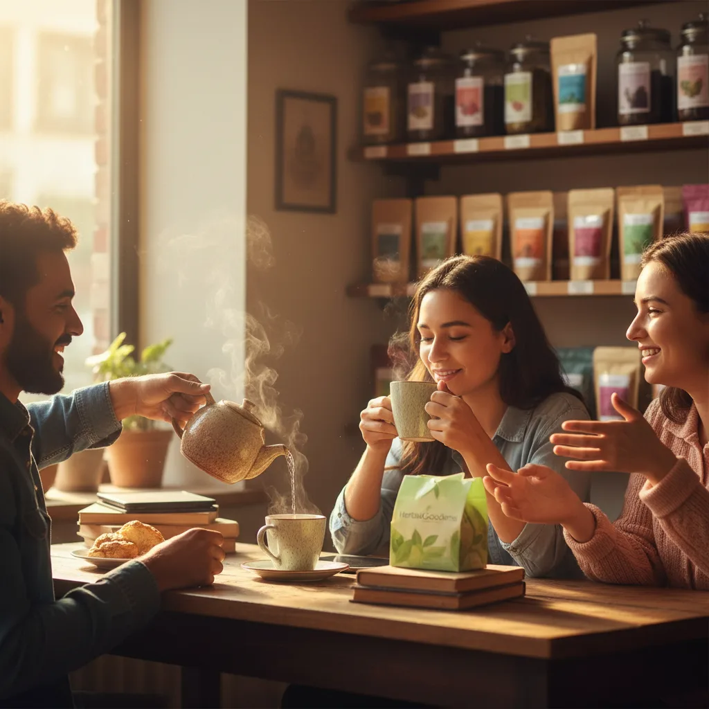 community organic tea shop