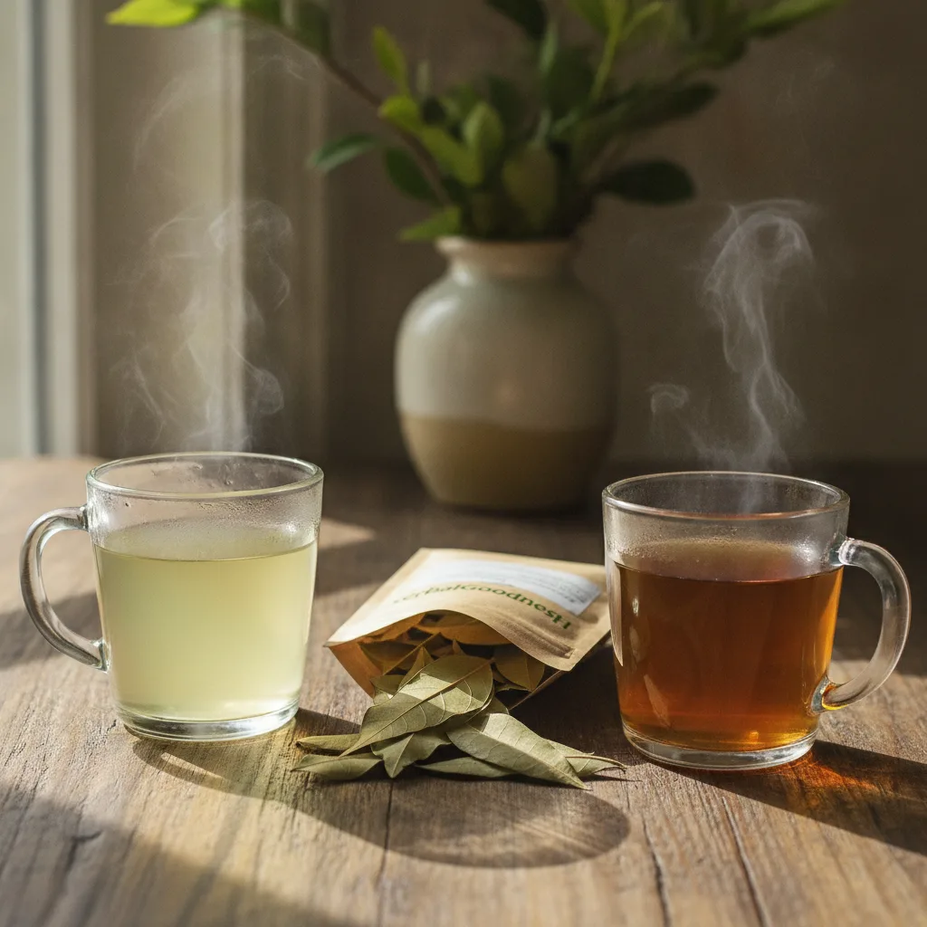 soursop leaf and brewed tea