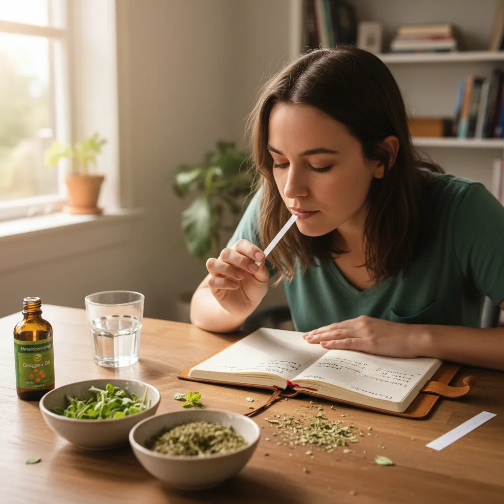 oregano oil aroma testing