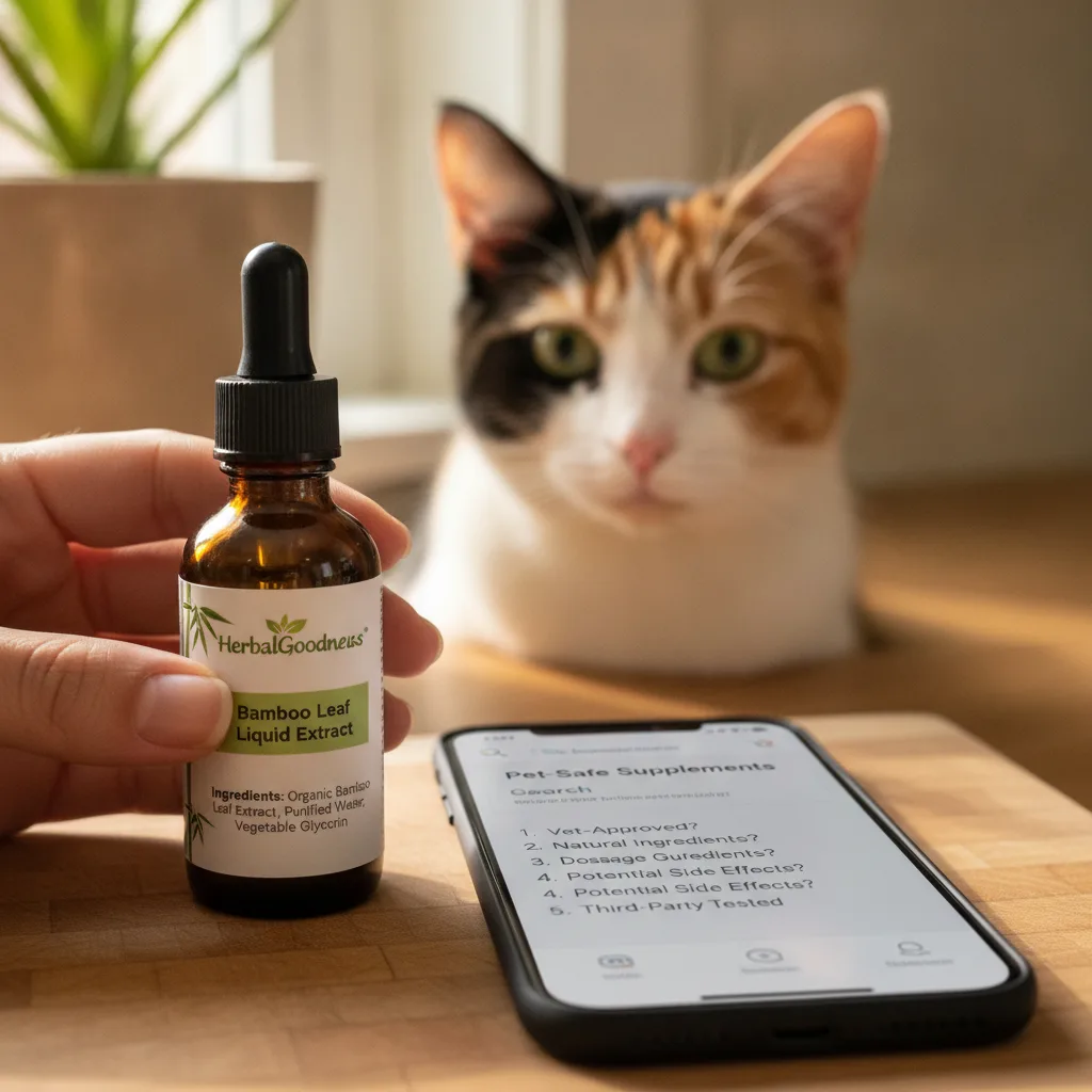 bamboo liquid extract for pets