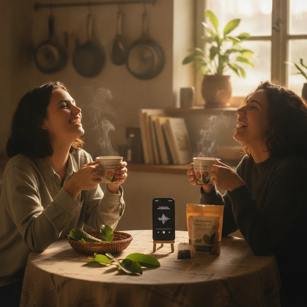 music and tea atmosphere