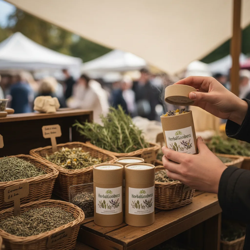 herbal tea brewing