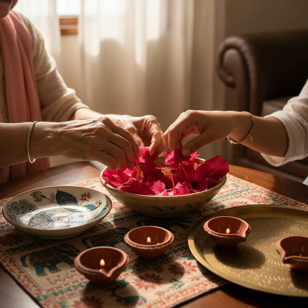 hibiscus crafts urdu traditions