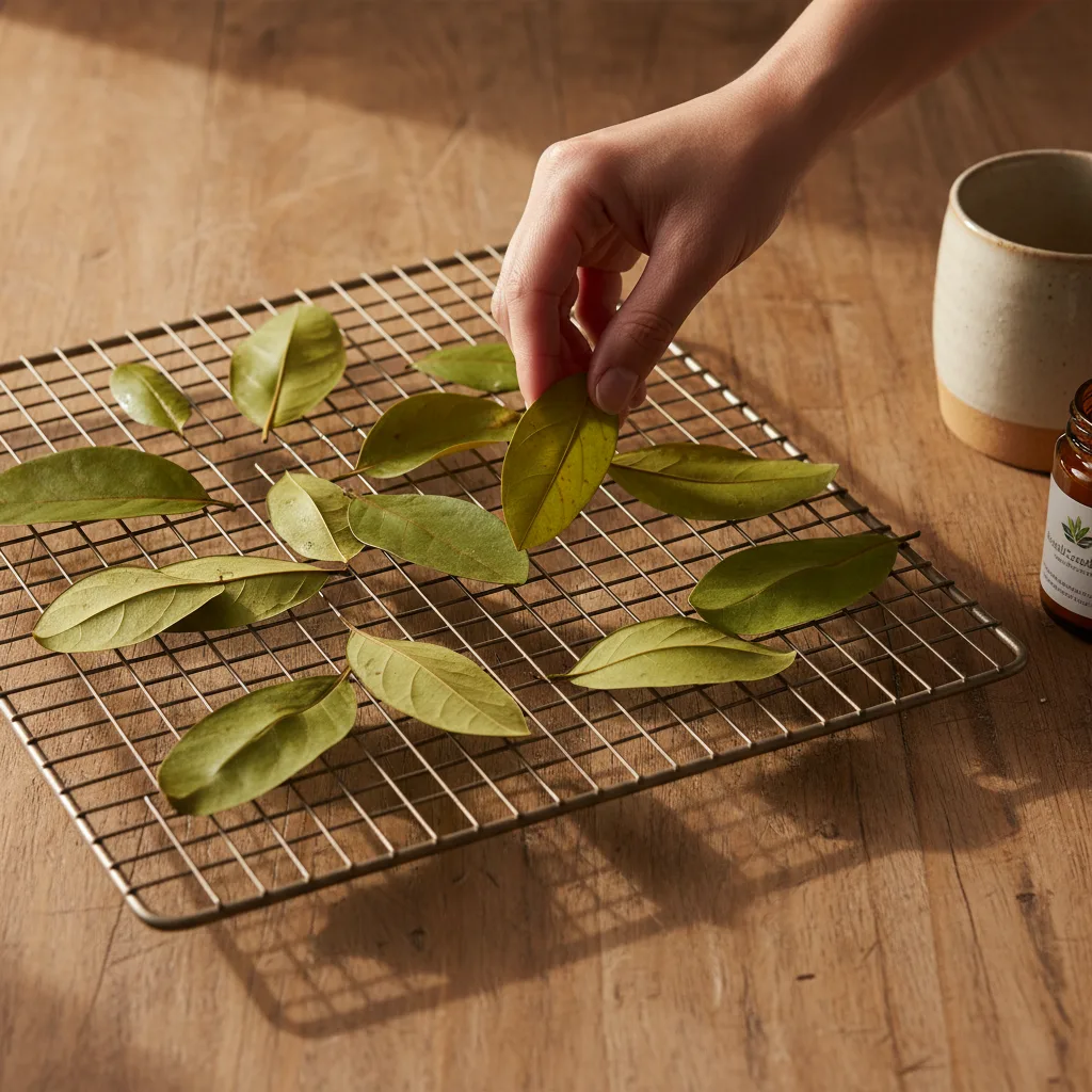 Soursop Leaves Drying