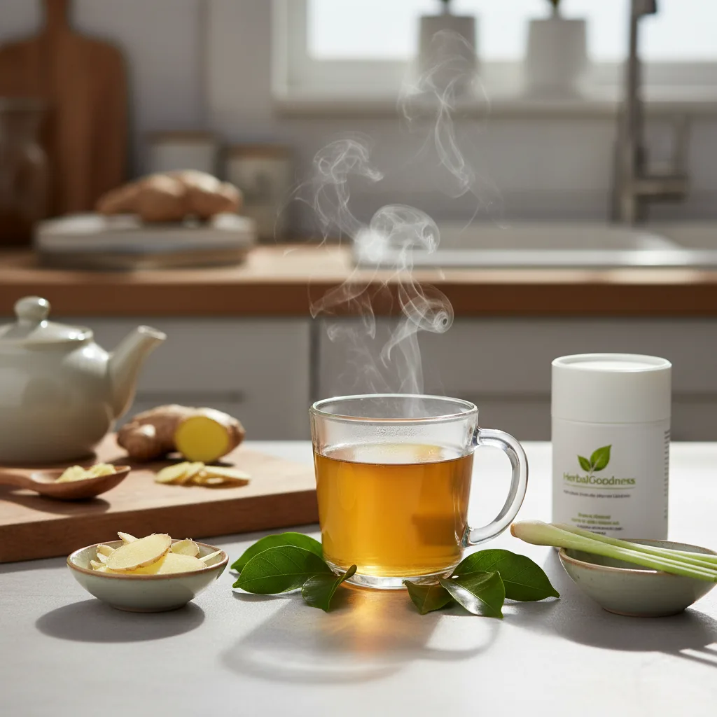 Soursop Tea Pouring