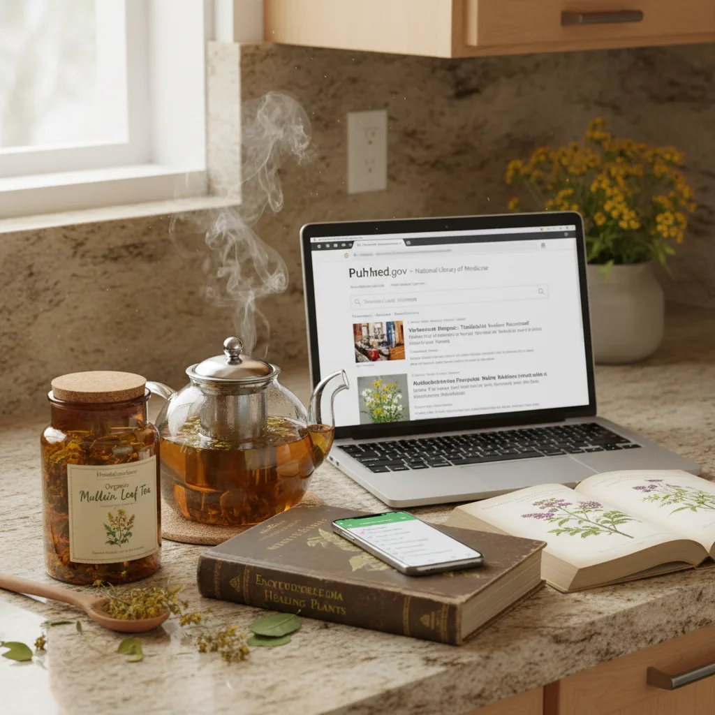 mullein tea experience journaling