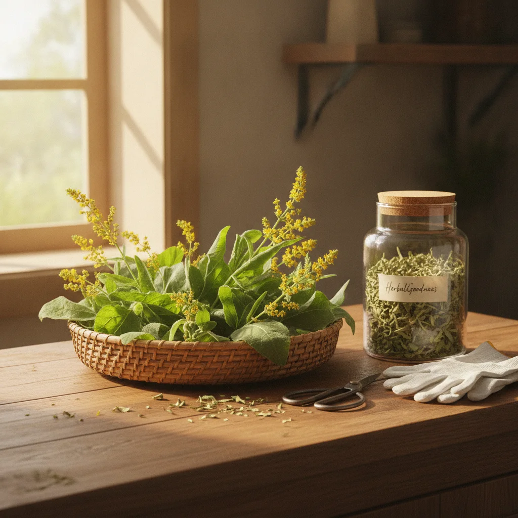 safe mullein harvest