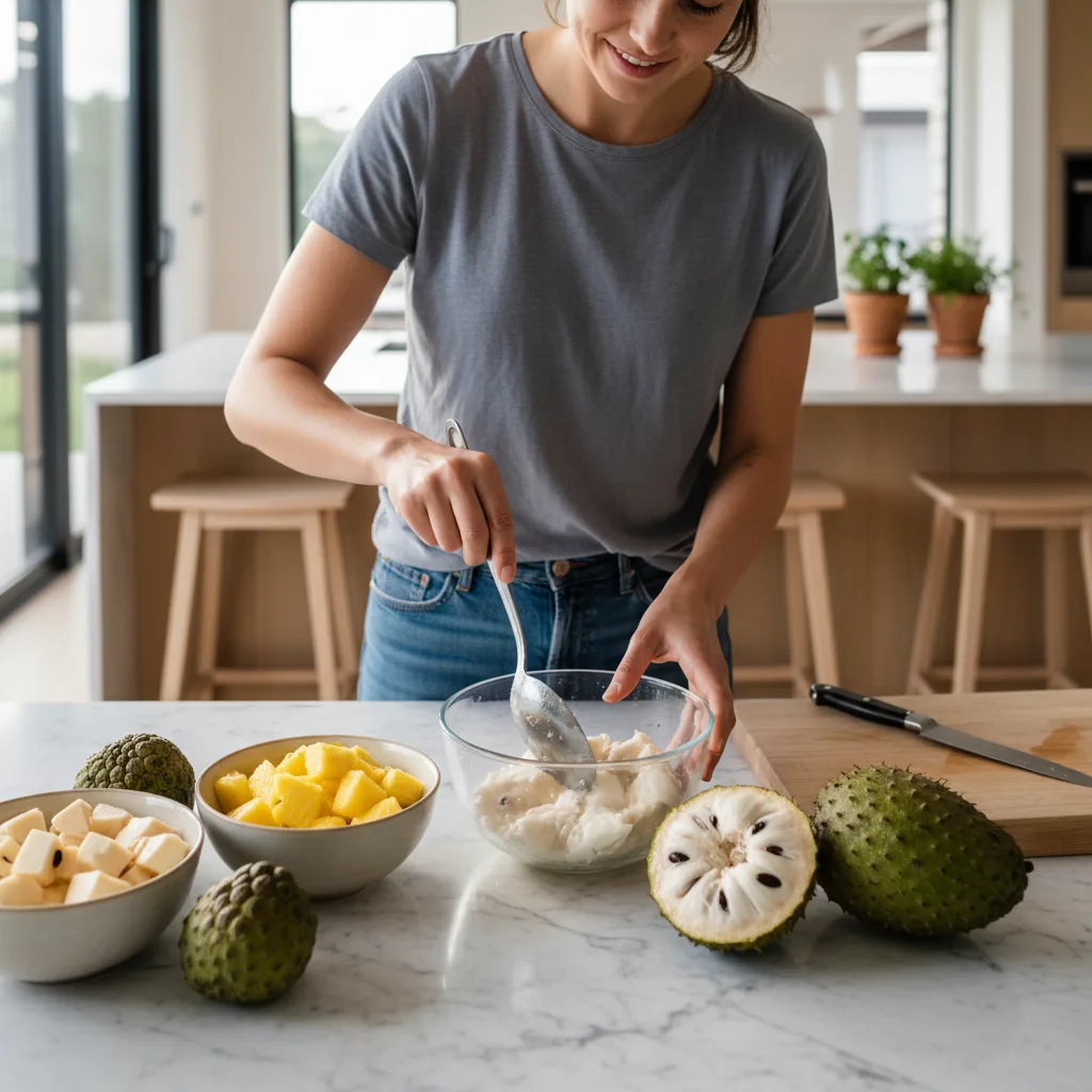 soursop desserts and drinks