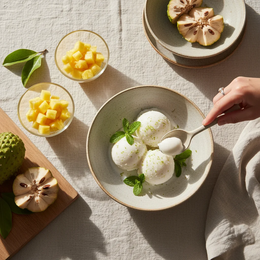 soursop and pineapple comparison