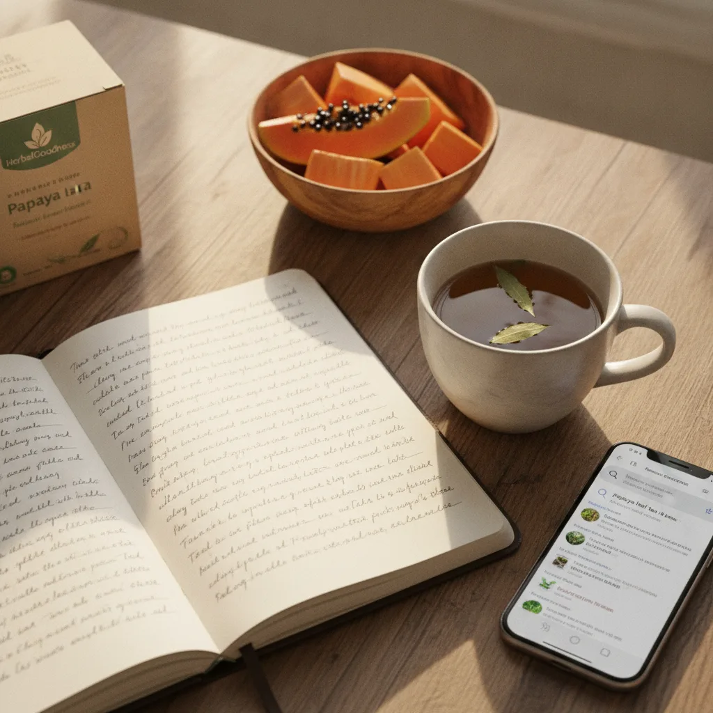Flavorful herbal tea experience