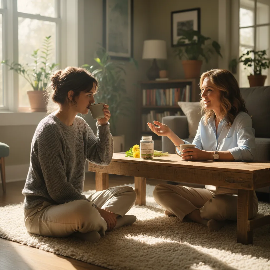 herbal teas and liquid extracts for women