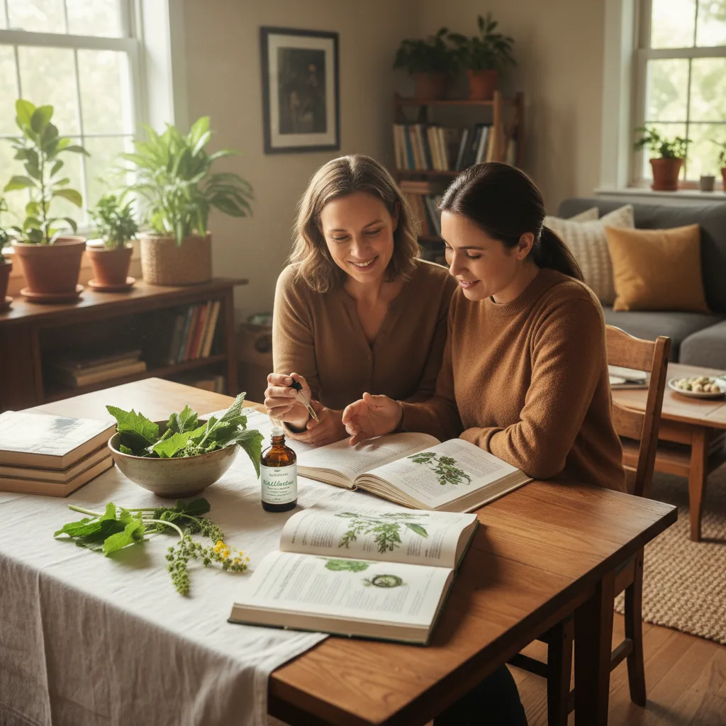 herbal supplement certification illustration
