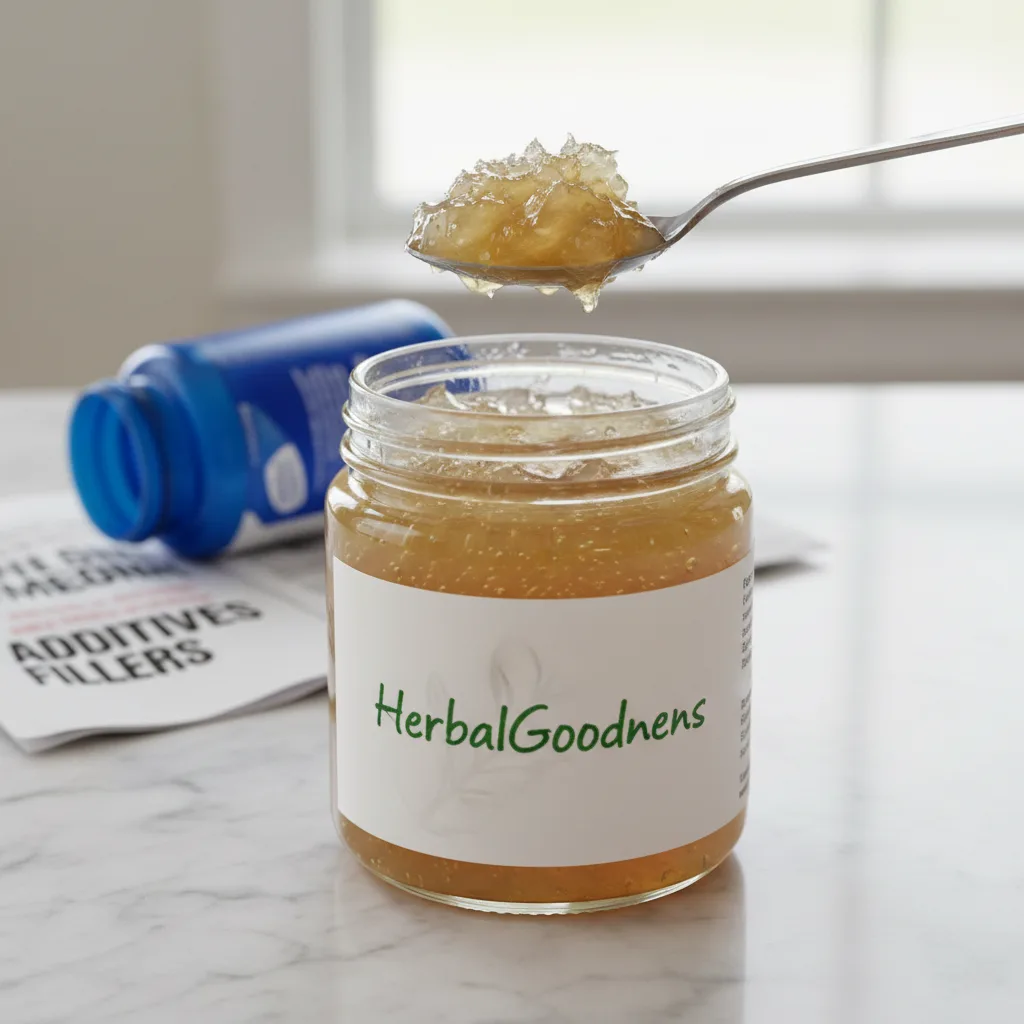 raw sea moss label