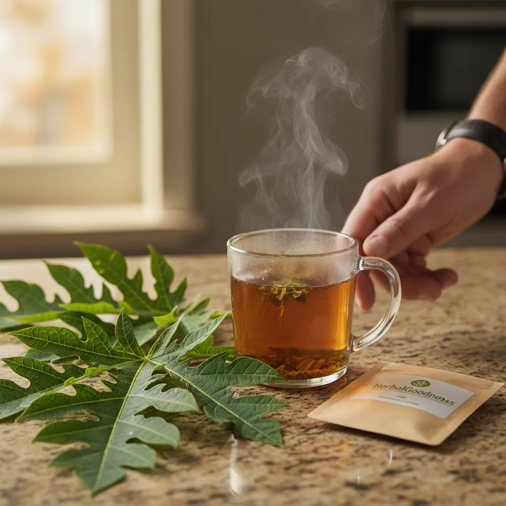 papaya leaf tea ritual