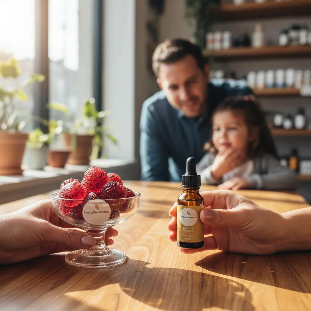 kids sleep supplement label illustration