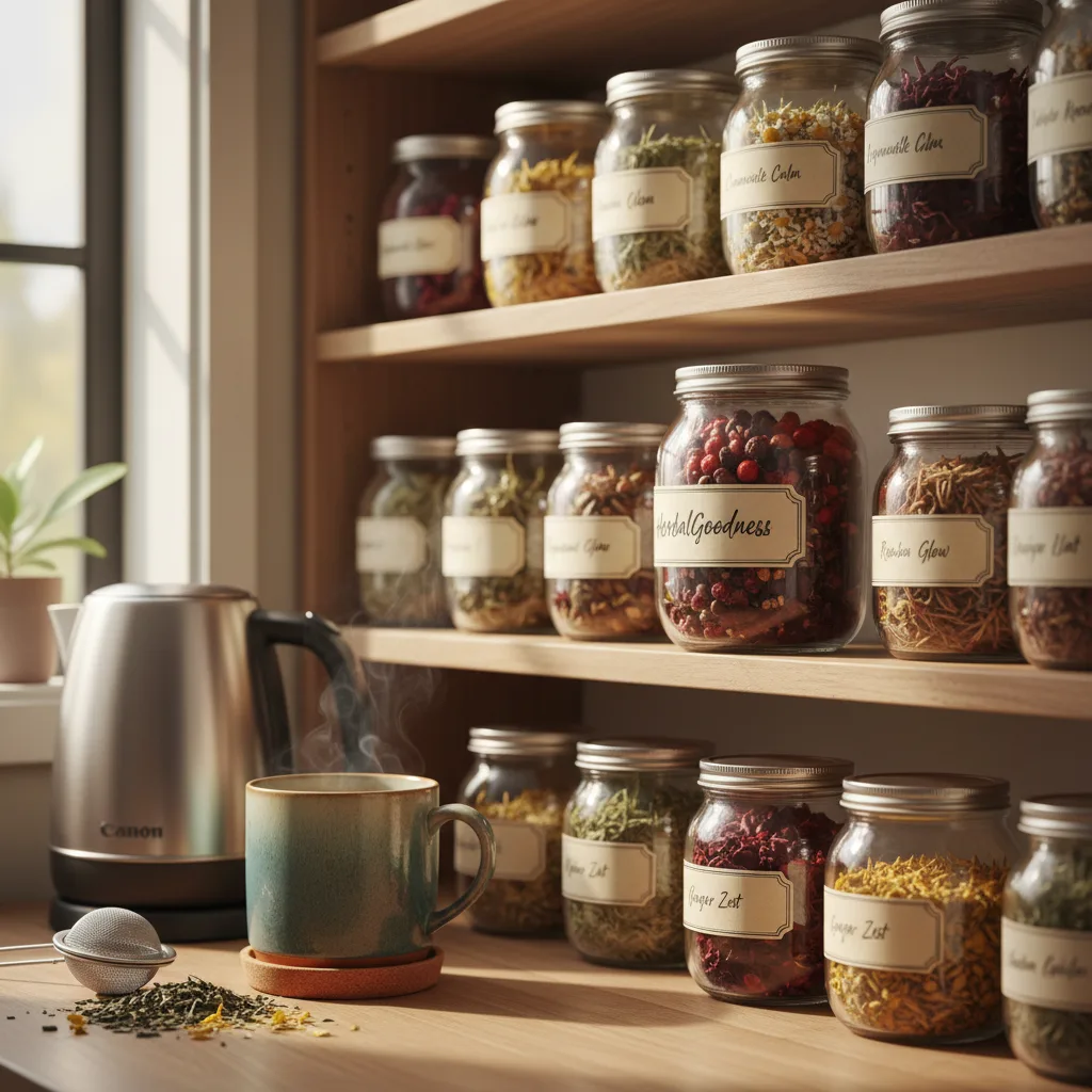 herbal tea cups
