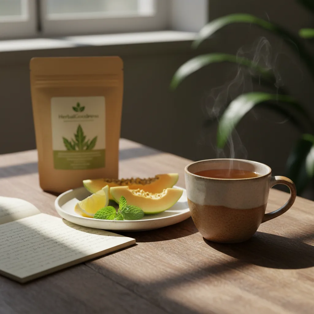 Papaya Leaf Tea with Citrus and Herbs