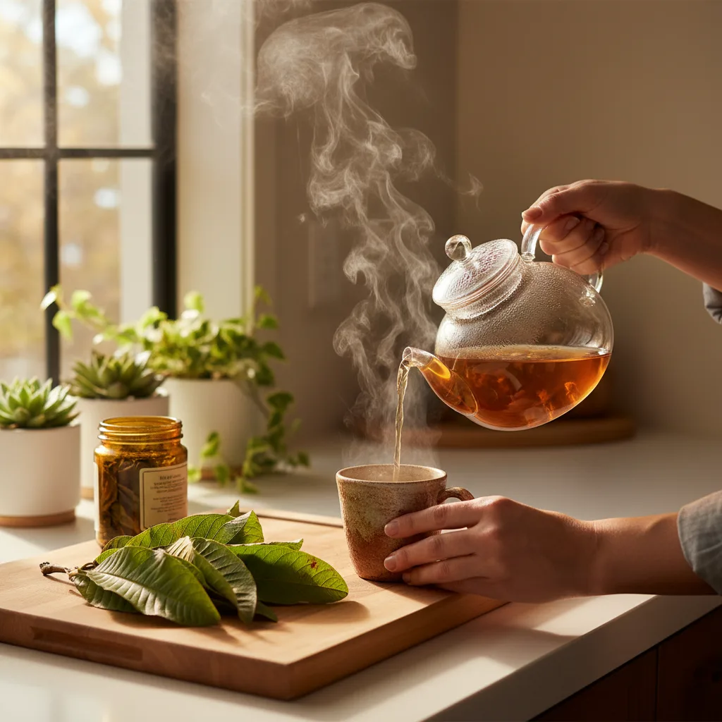 guava sabzi preparation image