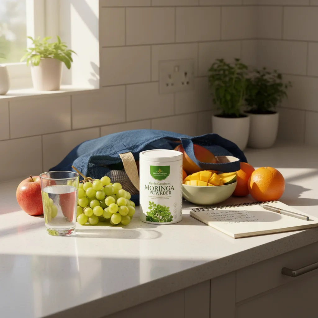 Holland & Barrett moringa powder comparison