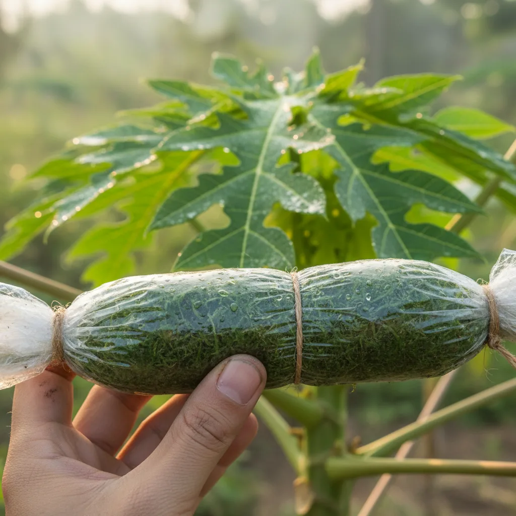 young papaya plant propagation