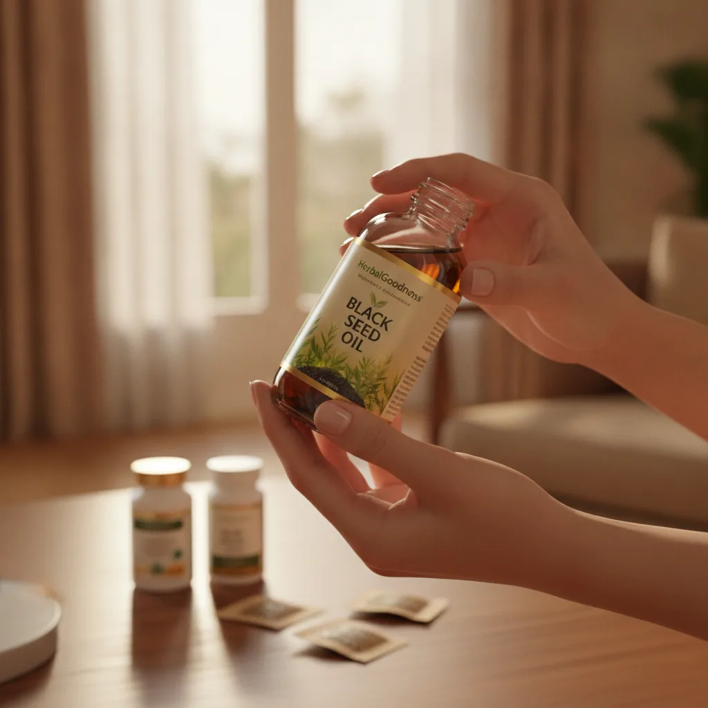 black seed oil label terms