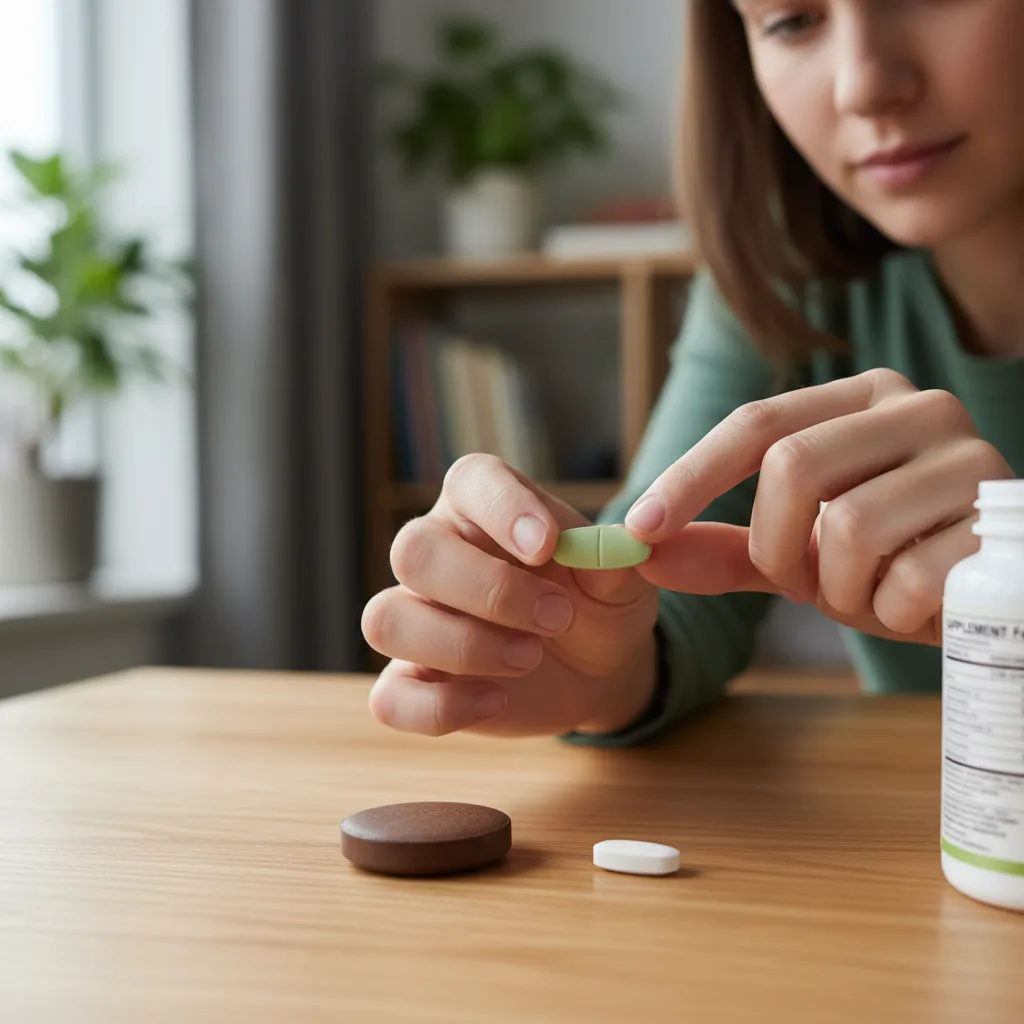 Papaya Leaf Extract Tablets Illustration