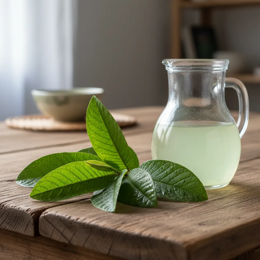 guava leaf tea preparation