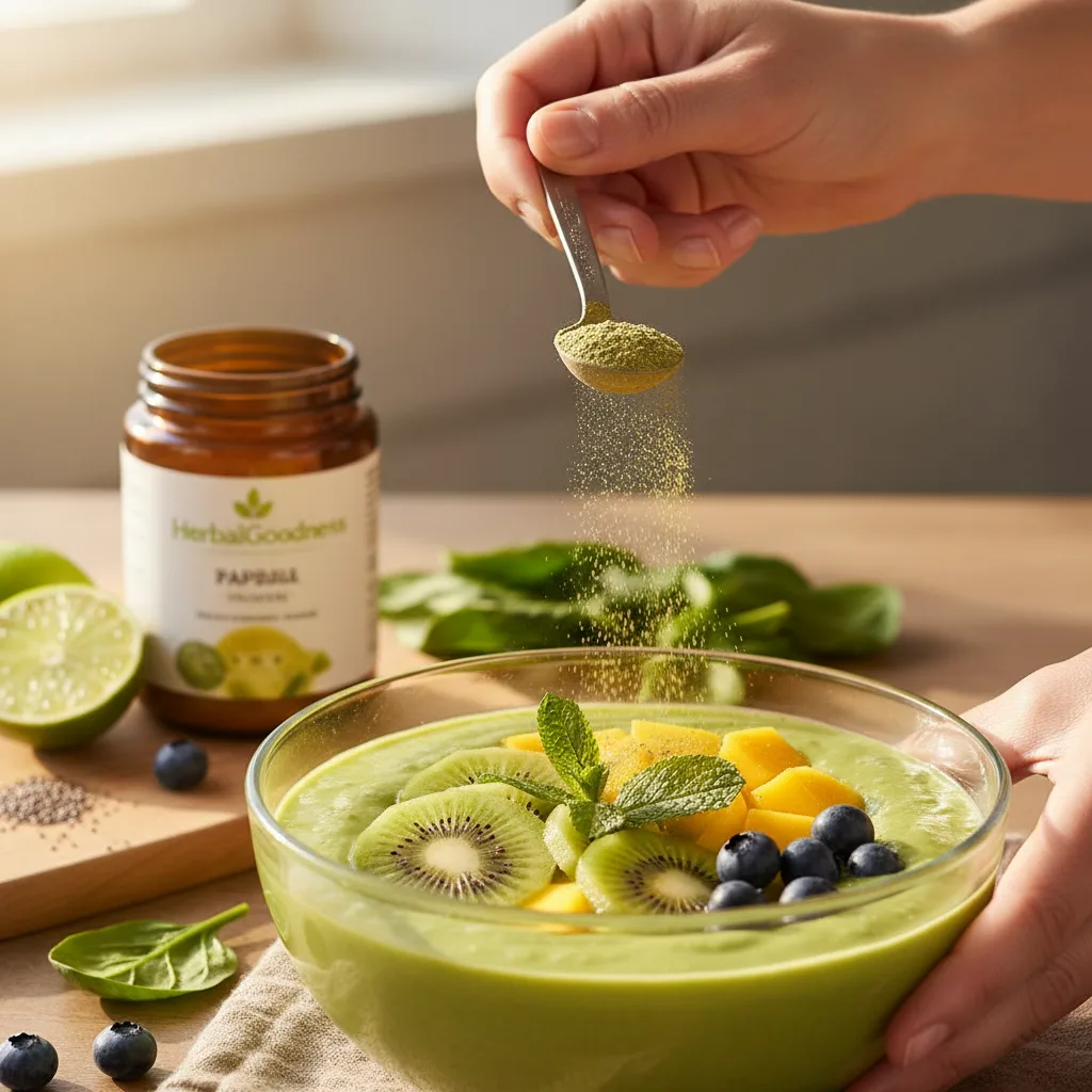 papaya leaf powder culinary