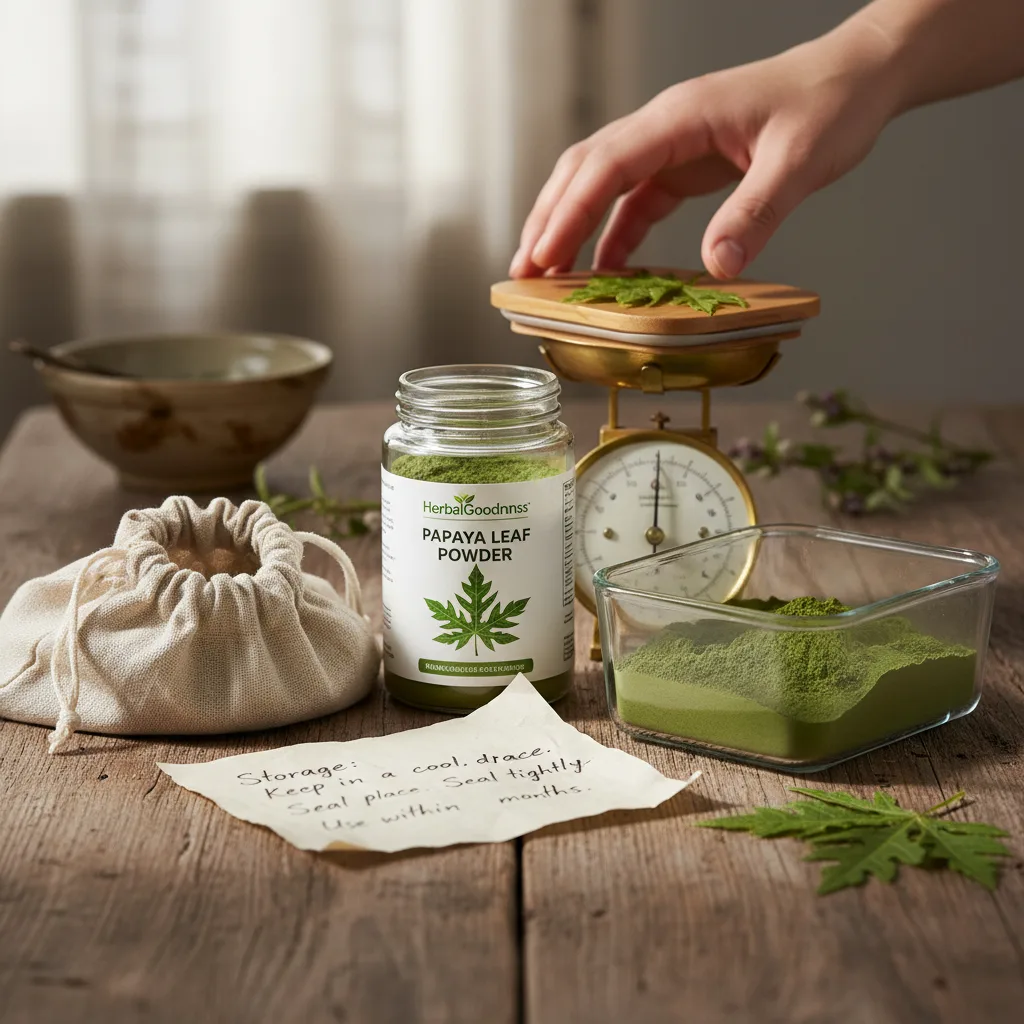 DIY Papaya Mask Papaya Leaf