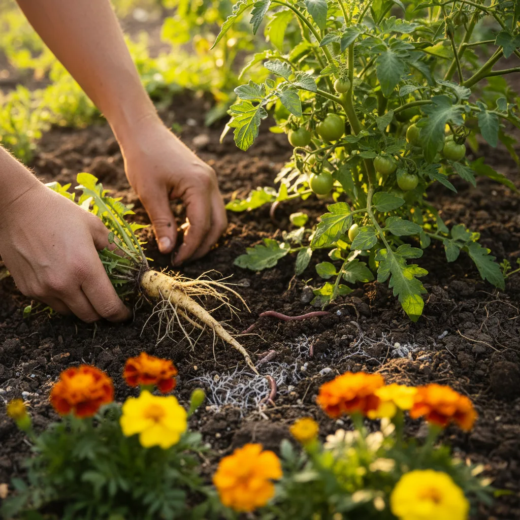 dandelion-root-taproot-in-soil