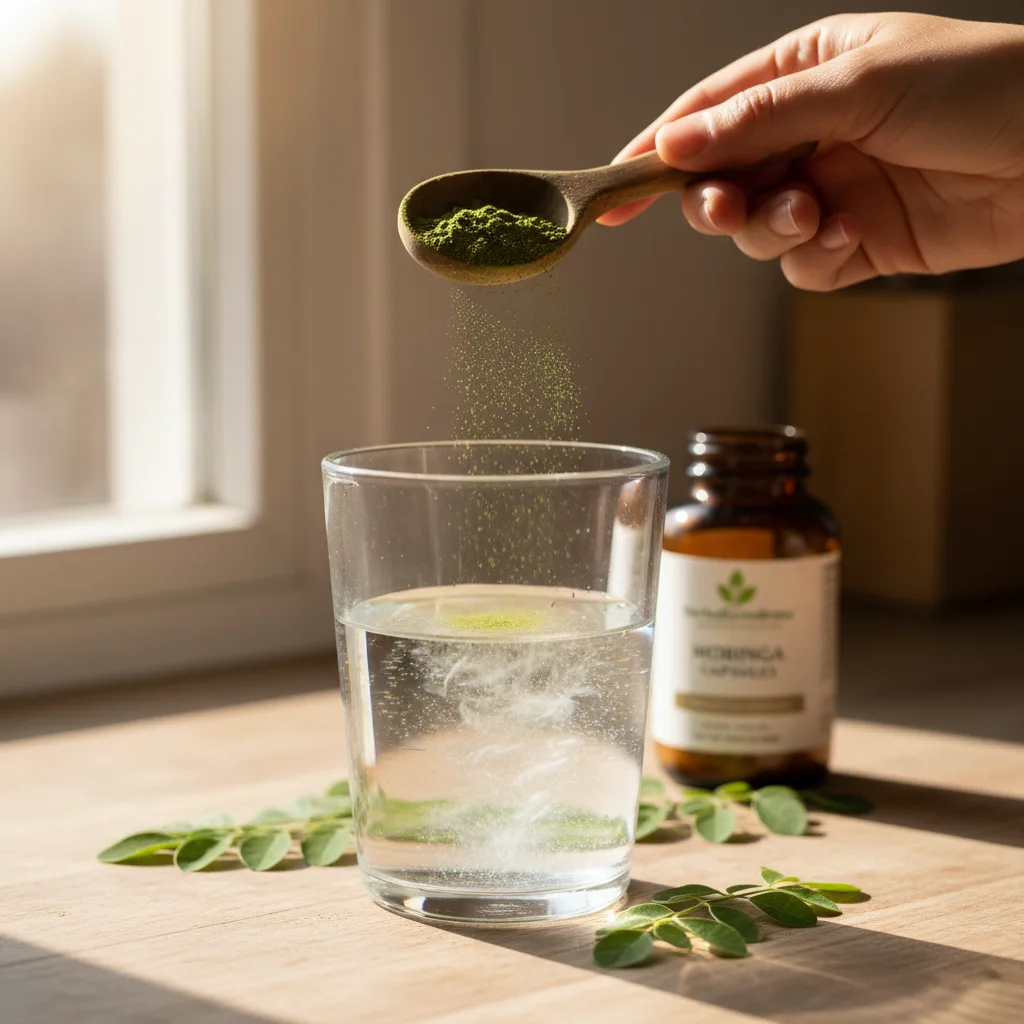 Moringa powder and wellness