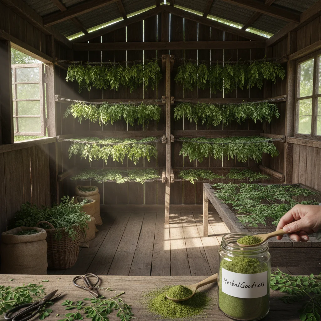 moringa-leaf-drying