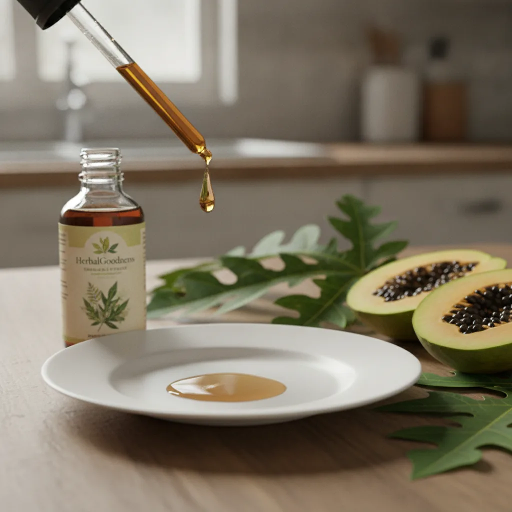 papaya leaf supplement capsules